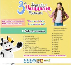 Lee más sobre el artículo Este sábado habrá jornada gratuita de vacunación en Ibagué