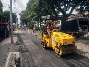 Lee más sobre el artículo Realizan intervención vial en la avenida Ambalá y Guabinal