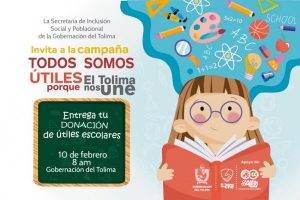 Lee más sobre el artículo La Gobernación del Tolima lanza Campaña “Todos Somos Útiles porque el Tolima nos une”