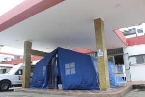 Lee más sobre el artículo Hospital Federico Lleras Acosta ya cuenta con tres túneles de desinfección contra el coronavirus