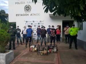 Lee más sobre el artículo Autoridades capturaron a diez personas por minería ilegal en zona rural de Ataco