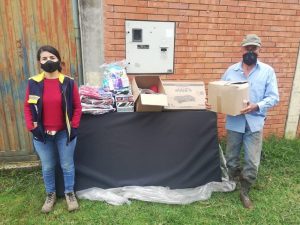Lee más sobre el artículo Familias damnificadas de Tapias recibieron ayudas humanitarias