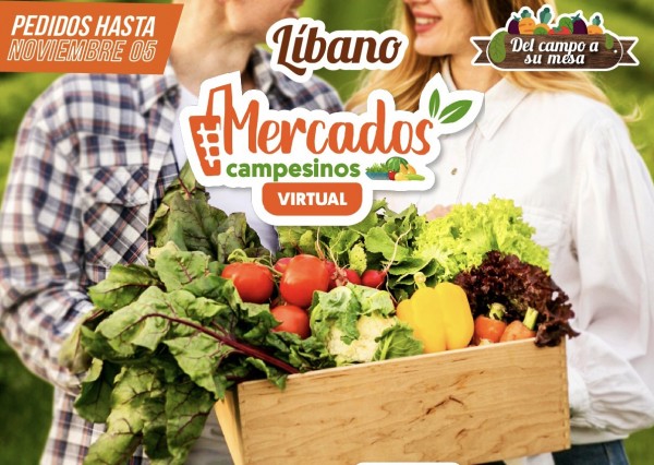 Lee más sobre el artículo Habilitadas ventas para los Mercados Campesinos Virtuales en El Líbano