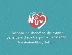 Lee más sobre el artículo Gobernación lanza campaña para recolectar ayudas para damnificados del Tolima y San Andrés
