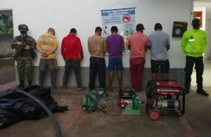 Lee más sobre el artículo Autoridades capturaron a seis personas dedicadas a la minería ilegal en el río Saldaña