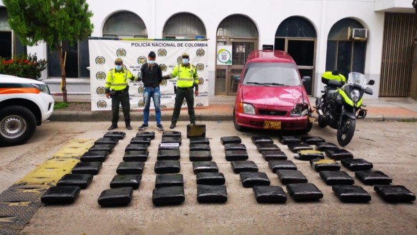 Lee más sobre el artículo Cayó cargamento con 256 kilos de marihuana en el Guamo