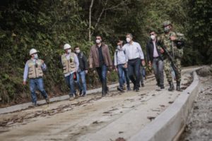 Lee más sobre el artículo Pavimentación en placa-huella entre Anzoategui y Lisboa avanza en un 45% de ejecución