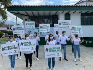 Lee más sobre el artículo Con un acto simbólico Fenalco Tolima hizo un llamado a la paz