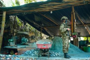 Lee más sobre el artículo Suspendieron actividad ilegal de minería en el municipio de El Líbano