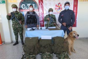 Lee más sobre el artículo Encontraron material de guerra en el norte del Tolima, el cual le pertenecería al Frente Ismael Ruíz