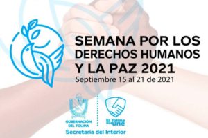 Lee más sobre el artículo Del 15 al 21 de septiembre el Tolima celebra la semana de la az y los Derechos Humanos