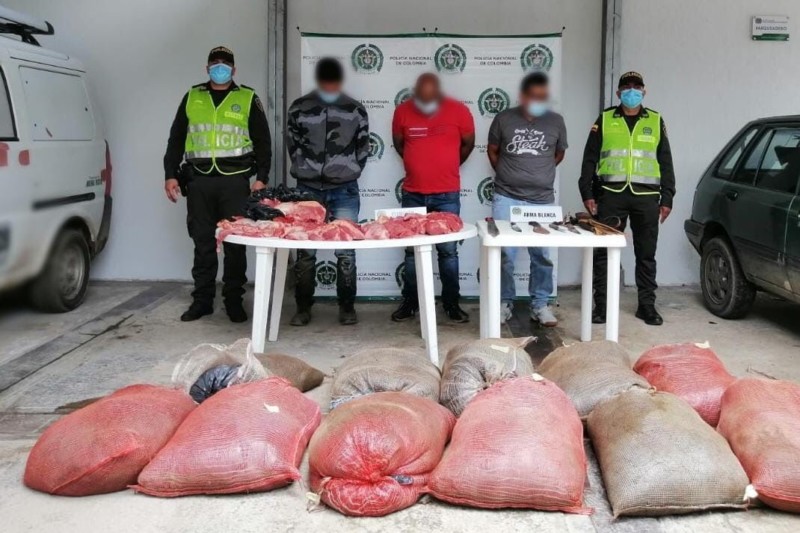 Lee más sobre el artículo Capturados en flagrancia en Doima por el delito de abigeato