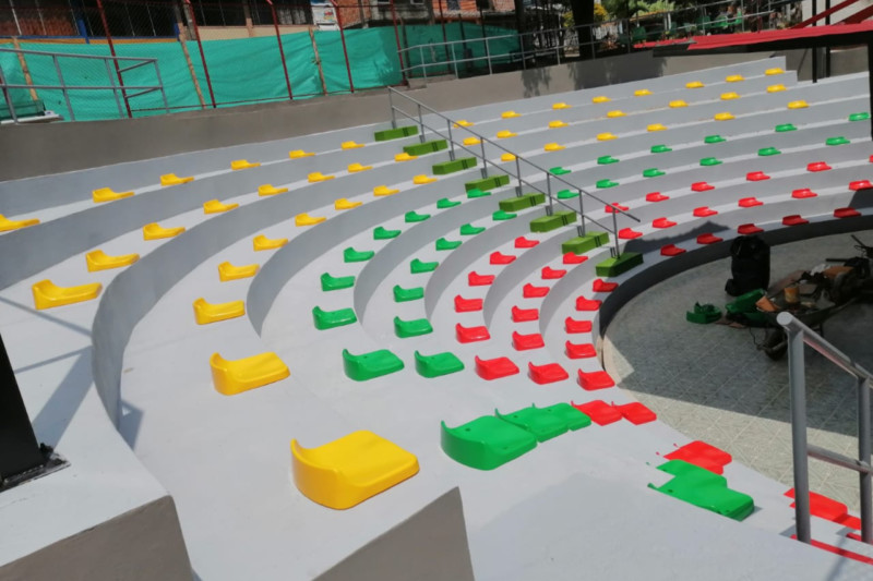 Lee más sobre el artículo En más de un 80 % avanza el mejoramiento de la glorieta de la Terminal de Transportes de Ibagué