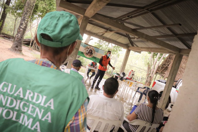 Lee más sobre el artículo Indígenas del Tolima reciben capacitaciones contra incendios forestales