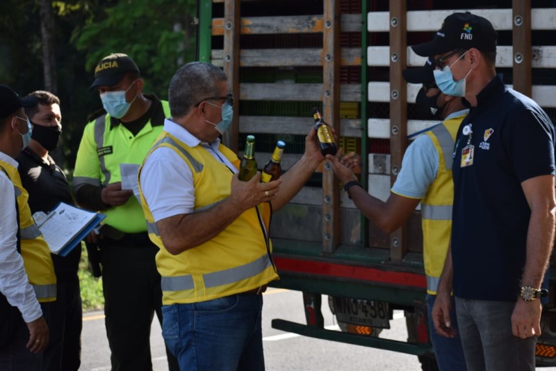 Lee más sobre el artículo Incautaron más de 4.000 cervezas de contrabando en vías del Tolima