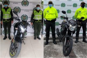 Lee más sobre el artículo Autoridades recuperaron dos motocicletas que habían sido hurtadas en Ibagué