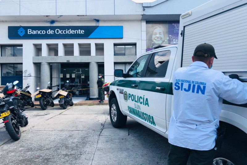 Lee más sobre el artículo Autoridades investigan robo en Banco de Occidente de calle 38 con Quinta en Ibagué