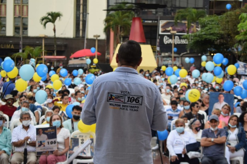 Lee más sobre el artículo Más de 1.000 uribistas del Tolima dieron su respaldo a Milton Restrepo para la Cámara