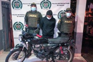 Lee más sobre el artículo Joven de 19 años fue capturado por hurtar una motocicleta en Ibagué