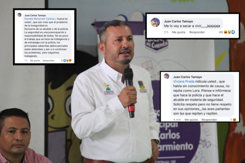 Lee más sobre el artículo Juan Carlos Tamayo, un alcalde que le molesta el reclamo de la inseguridad de su pueblo