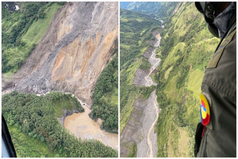 Lee más sobre el artículo Continúan monitoreos a deslizamiento que se registró en límites entre Tolima y Caldas
