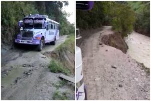 Lee más sobre el artículo En vídeo: Situación deplorable se presenta en la vía Rovira – Playarrica – San Antonio