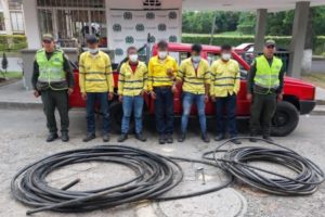 Lee más sobre el artículo Capturaron a los roba cables de Ibagué