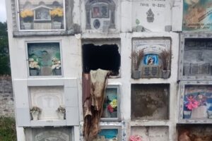 Lee más sobre el artículo ¡Preocupación en Prado! Profanaron una tumba del cementerio del municipio