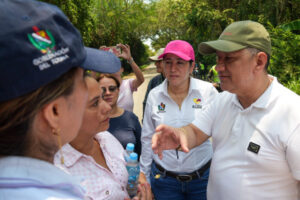 Lee más sobre el artículo Gobernador visitó la obra de pavimentación de la vía Palobayo – Ambalema