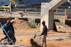 Lee más sobre el artículo Avanzan las obras de las piscinas del Complejo Deportivo de la calle 42