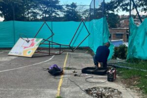 Lee más sobre el artículo Inició intervención para recuperar y mejorar los polideportivos de Ibagué