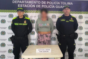 Lee más sobre el artículo Capturaron en el Tolima a mujer que era buscada en la ciudad de Villavicencio