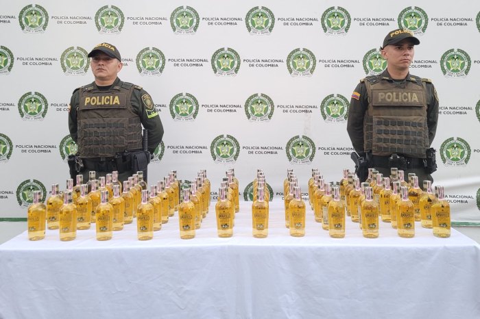Lee más sobre el artículo Más de 70 botellas de aguardiente adulterado fueron incautadas en la Terminal de Transporte de Ibagué