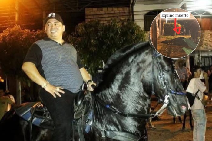 Lee más sobre el artículo El precio de la vanidad: caballo del alcalde del Carmen de Apicalá murió durante una cabalgata