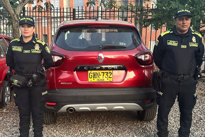 Lee más sobre el artículo Autoridades recuperaron en un parqueadero de Ibagué un vehículo que había sido hurtado en diciembre