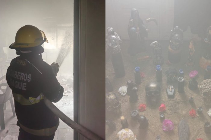 En este momento estás viendo Bomberos controlaron incendio estructural en una casa de brujos en Ibagué