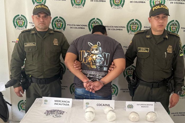 Lee más sobre el artículo Capturaron a sujeto que pretendía ingresar cocaína y bazuco a la cárcel de Picaleña