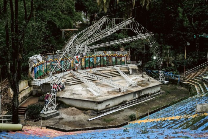 Lee más sobre el artículo Alcaldesa Johana Aranda supervisó las obras de mejoramiento del Parque Centenario